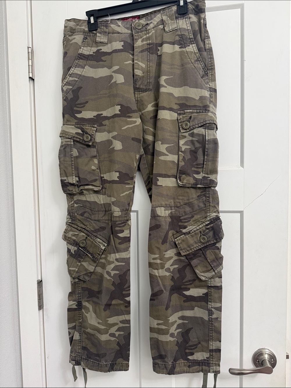 Match Men's Camo Cargo Pants - Green/Brown